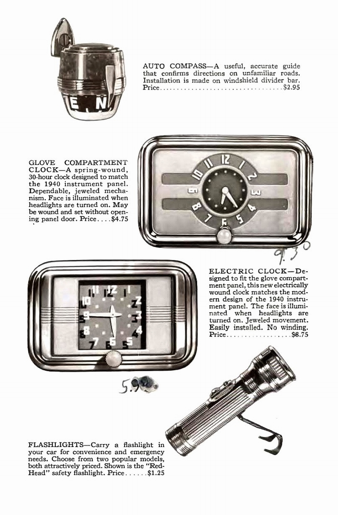 1940 Chevrolet Accessories Booklet Page 28